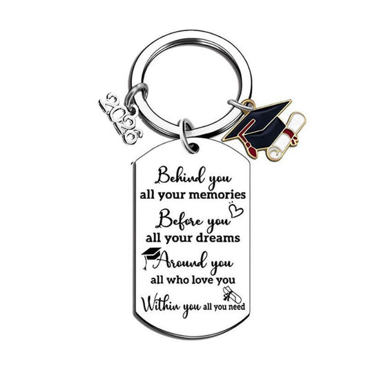 2026 Inspirational Graduation Keychain Gift